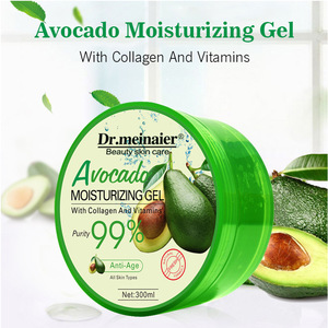 Oem/odm Avocado Soothing Repair Gel-Masque gélifiant à l'avocat pour pores fins, raffermissant et nourrissant-300ml - Product Image 1
