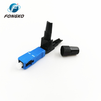 FONGKO SC/APC Connecteur rapide multimode FTTH Fibre optique SM Connecteur rapide monomode