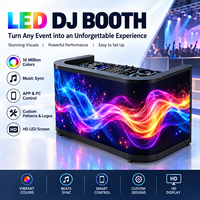 Écran LED P2.5 pliable pour cabine DJ intérieure, panneau de façade DJ, comptoir de bar, mur vidéo, location de structure de scène pour boîte de nuit