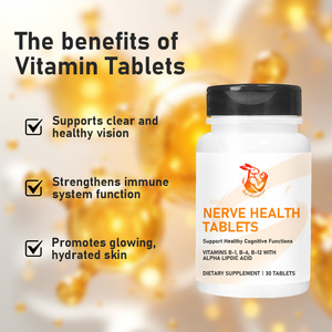 Comprimés pour la santé des nerfs les plus vendus, compléments alimentaires avec thiamine et vitamine B6, favorisent une vision claire et saine - Product Image 2