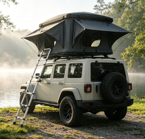 Tente de voiture compacte, légère, respirante, en ABS, avec armature droite, idéale pour les aventures, les voyages et les excursions par temps de pluie - Product Image 6