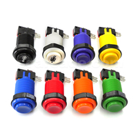 Kit Pengontrol DIY Arcade 1 Pemain, Encoder USB ke PC Game, 6 Tombol untuk Bagian Joystick Arcade