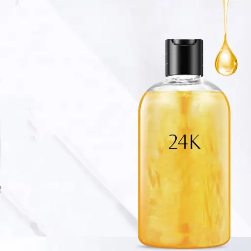 Gel de ducha de oro de 24k, 300ml, Perfume hidratante, Gel de baño con brillo