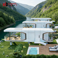Cammi House : Maison conteneur capsule spatiale, Villa en acier écologique, Bâtiment de bureau portable pour usage en parc et entreprises de glamping