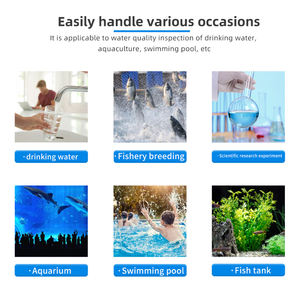 수영장 수족관 PH/ORP/EC/TDS/<span class=keywords><strong>SALT</strong></span>/S.G/CF/온도 APP 테스터 WIFI 데이터 전송 OEM을위한 8-in-1 온라인 수질 테스터 - Product Image 5