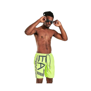 Pantalones Cortos Deportivos Emporio Armani EA7 para Hombre, Color: Volt/Negro |   100% Auténtico - Product Image 1