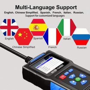 Escáner de Diagnóstico Universal para Automóviles, Lector de Códigos de Error del Motor de 12V, Herramienta de Diagnóstico OBD2 para Todos los Automóviles desde 1996 - Product Image 6