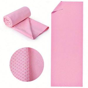 Microfibre Anti Slip Sublimation <b>Large</b> <b>Mat</b> Sweat Custom Logo Natural Yoga Towel - Product Image 1