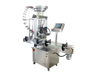 Auto Lid Bottles Screw Capping Machines Video For Jar Plastic PET Plastic Glass Jar Bottle