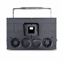30W RGB Laser-Projektor IP65 Outdoor Vollfarbige Animations-Bühnenbeleuchtung 35Kpps DMX ILDA für Landmark-Werbeshows