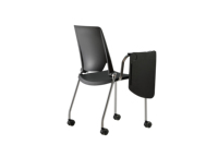 Chaise de formation pliable avec tablette d'écriture intégrée pour l'école, les conférences, les étudiants et le personnel de bureau - Offre Spéciale