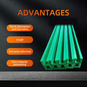 Chất Lượng Cao Màu Xanh Lá Cây Giá Rẻ Chịu Nhiệt Độ Cao <span class=keywords><strong>UHMWPE</strong></span> Nhựa Hướng Dẫn Đường Sắt - Product Image 4