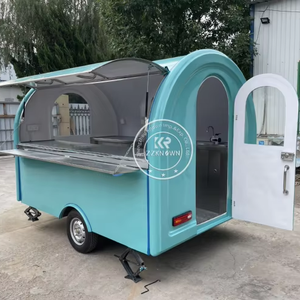 Remorque alimentaire mobile, bar à cocktails, café, camion de restauration rapide, cuisine équipée, stand alimentaire - Product Image 2