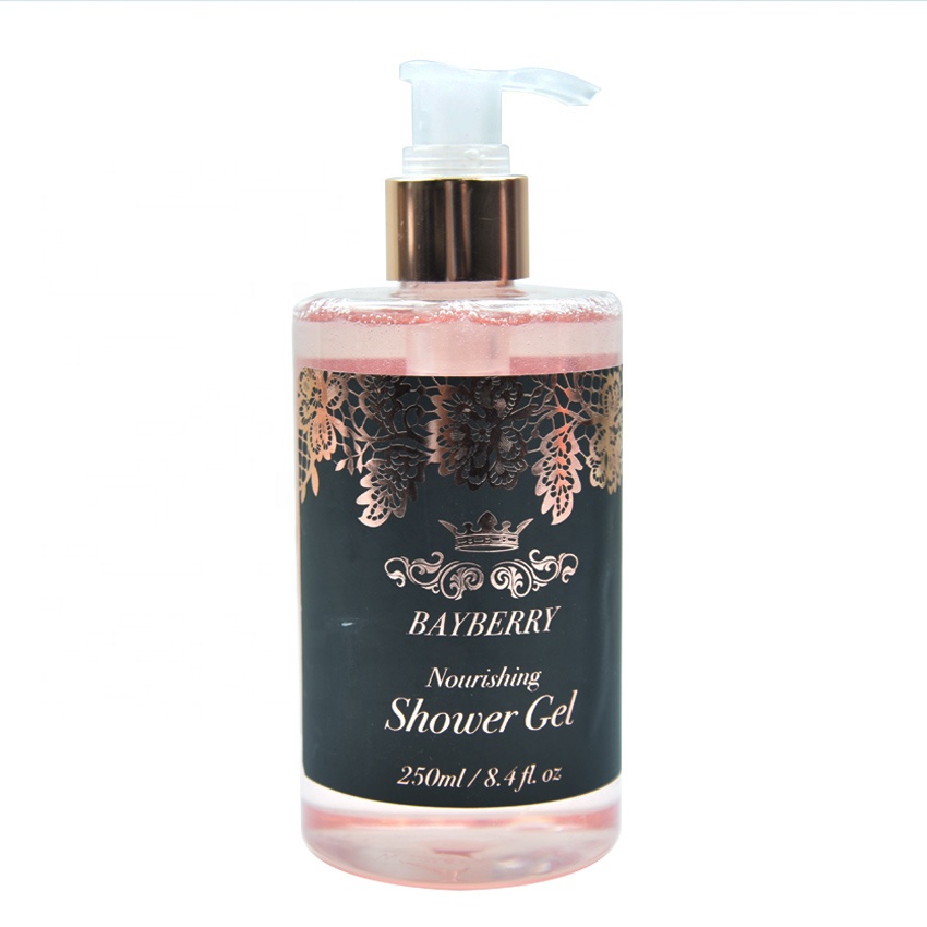 Gel De douche Blanchissant biologique, vente en gros, Peeling, calmant, pompe noire, Gel De douche, liquide De lavage corporel