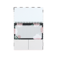 Ensemble de blocs-notes avec logo personnalisé planificateur hebdomadaire liste de tâches bloc-notes autocollant détachable bloc-notes de bureau promotionnel personnalisé