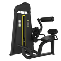 ASM-B1027 Équipement de Gym Commercial Machine de Musculation Abdominale et d'Extension Dorsale 2-en-1 Double Fonction