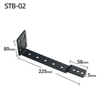 Soportes de Techo para Auto de Acero STB-02, Soportes para Tiendas de Campaña Laterales, Accesorios Universales para Portaequipajes, Repuestos