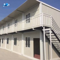 Maison mobile économique, appartement modulaire préfabriqué, école, mini-bureau préfabriqué, bâtiment de camping, maison conteneur avec toilettes