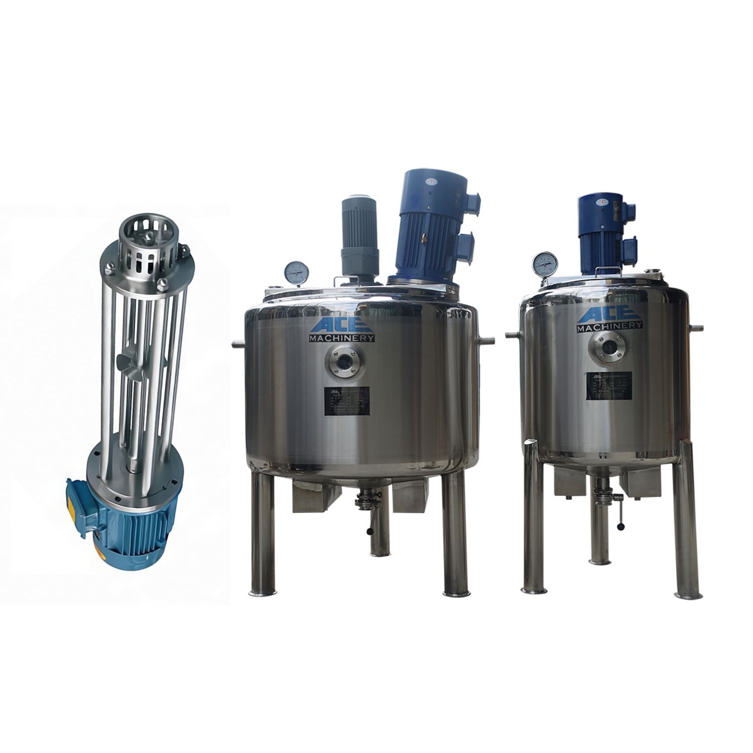 Оборудование для производства косметики, химический миксер из нержавеющей стали