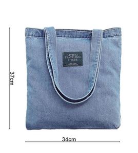 Bolsa de Compras de Lona Reutilizable al por Mayor, Nueva, de Moda, Tipo Tote de Hombro, de Gran Capacidad, con Cremallera - Product Image 2