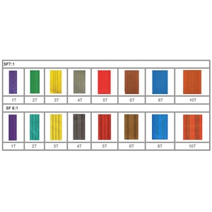 Sangle de levage industrielle robuste en polyester 3 tonnes SF6:1 7:1 4m avec double œillet CE - Product Image 5