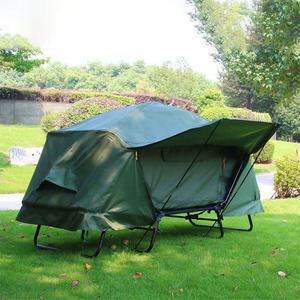 Luxury 2 Person Elevated Camping <strong>Cot</strong> Tent - Off-the-Ground Waterproof Fishing Tent - <strong>Double</strong> Layer Folding Portable Tent <strong>Cot</strong> - Product Image 2