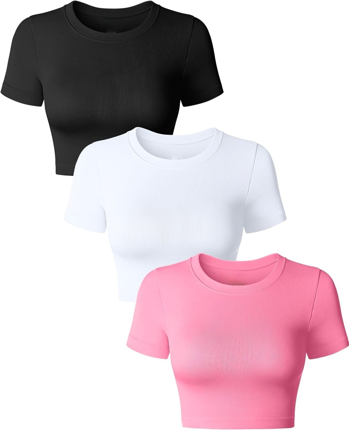 Custom Women's Cotton Spandex Casual Print Regular Fit Short Sleeve Stretch Fitted T-shirts