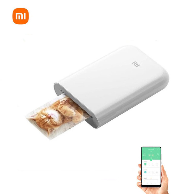 Xiaomi Mi Portable Photo Printer Pocket AR Printer 300DPI Portable Photo DIY Picture Printer  Work