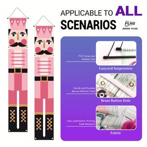 Meilleures ventes 2025 : Ensemble de protection de Noël en polyester imperméable, motif Casse-Noisette et Ballet, symbole des fêtes de Noël - Product Image 2