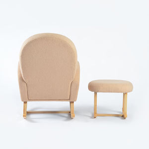 Stylish and Comfortable Furniture Rocking <b>Chair</b> American Style <b>Nursery</b> <b>Chair</b> Single Sofa <b>Chair</b> with Footstool - Product Image 5