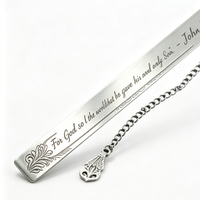 Marcapáginas Metálico Personalizado Holywell, Aleación/Latón/Zinc/Hierro, Chapado en Oro, Imitación Antigua, Grabado, Esmalte Suave, Fundición, Día del Padre