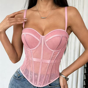 Très populaire, respirant, <span class=keywords><strong>sexy</strong></span>, soutien-gorge, corsets et hauts noirs et blancs pour la confection de robes de bal et de mariée - Product Image 5