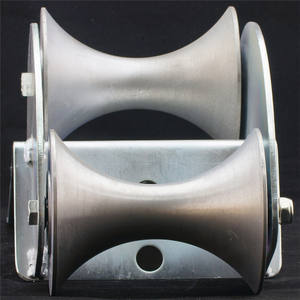 La puleggia fissa Chinabase e la puleggia mobile ruotano intorno a una ruota della puleggia della porta e del cancello del tappo della presa del rullo dell'asse centrale - Product Image 2