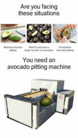 Avocado Zaad Extractiemachine - Pitverwijderaar voor Steenvruchten met 2,2 kW Motor Voedselverwerkingsapparatuur