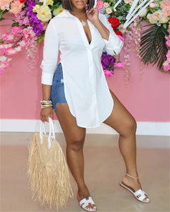 Camicia a maniche lunghe stile autunnale da donna Casual stampa digitale primavera - Product Image 1