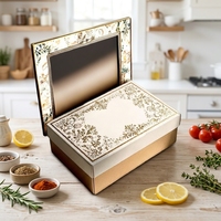 Emballage de parfum pour homme innovant, boîte cadeau rigide, impression personnalisée en gravure, boîte pliable en carton avec couvercle rabattable, matériaux recyclés