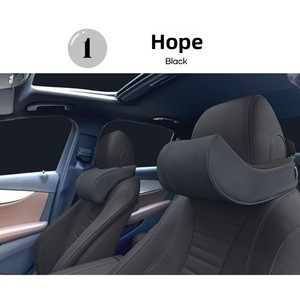 Nouveau coussin <span class=keywords><strong>de</strong></span> nuque transfrontalier pour appuie-tête <span class=keywords><strong>de</strong></span> <span class=keywords><strong>voiture</strong></span>, <span class=keywords><strong>en</strong></span> suè<span class=keywords><strong>de</strong></span> et peluche, style professionnel, avec <span class=keywords><strong>logo</strong></span> <span class=keywords><strong>de</strong></span> marque automobile, direct usine - Product Image 2