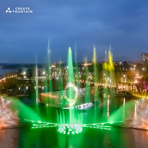 ม่านน้ำพุดิจิตอลลายภาพยนตร์น้ำพุม่านติดผนังแบบเลเซอร์ - Product Image 1