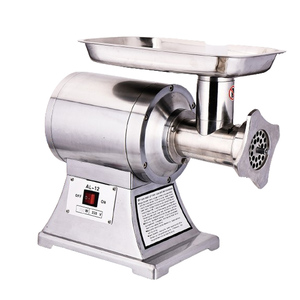 Gran oferta, máquina mezcladora de picadora de carne comercial de acero inoxidable SUS 304 completo, máquina picadora de carne congelada eléctrica AL 22 - Product Image 1