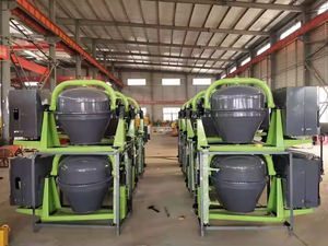 Mélangeur concret portatif compact de moteur diesel avec la capacité 280L pompe de boîte de vitesse de productivité de 4-5 m/h pour le fournisseur B2B de petits travaux - Product Image 3