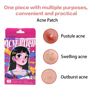 Patchs anti-acné hydrocolloïdes bicolores Kawaii, autocollants invisibles pour imperfections, compatibles avec les couvre-boutons, patchs de beauté pour les soins de <span class=keywords><strong>la</strong></span> peau - Product Image 4