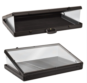 Aluminum Transparent Acrylic <strong>Display</strong> <strong>Case</strong> Showcase - Product Image 1