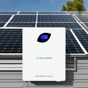 Station d'alimentation solaire domestique tout-en-un à onde sinusoïdale pure avec batterie haute puissance 5,12 kWh 51,2 V 5 kW - Product Image 4