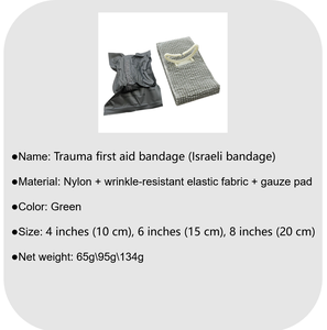 <span class=keywords><strong>Pansement</strong></span> de premiers secours, bandage élastique <span class=keywords><strong>israélien</strong></span>, bandage médical d'urgence pour traumatisme - Product Image 5