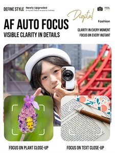 Vente Flash 2026 Y08 180 °   Appareil photo numérique HD CCD à écran rotatif avec double objectif selfie pour capturer les moments de réunion de famille, de vacances et de fêtes au quotidien - Product Image 4