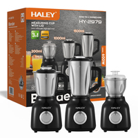 Ensemble de mixeurs multifonctionnels personnalisés à grand volume HALEY, robot culinaire 3-en-1 pour les groupes de vente au détail domestiques