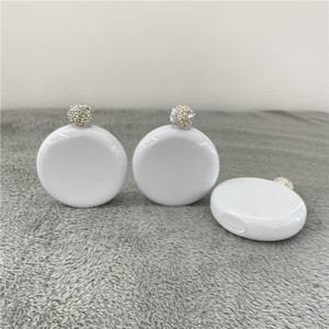 Flacon rond en acier inoxydable avec strass, pour <span class=keywords><strong>demoiselle</strong></span> <span class=keywords><strong>d</strong></span>'<span class=keywords><strong>honneur</strong></span>, pour impression thermique, 5oz, idée cadeau pour elle - Product Image 3