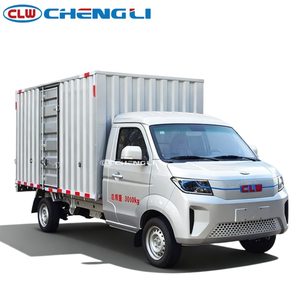 Camionnette de transport de marchandises électrique silencieuse à faible teneur en carbone avec un grand compartiment de chargement scellé pour la livraison express urbaine - Product Image 2