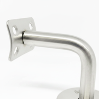 Support de rampe de sol moderne en acier inoxydable, finition résistante à la rouille, installation facile, pour balcon, escalier, hôtel, appartement