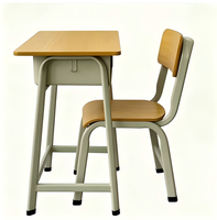 Bureau d'étude en bois réglable pour étudiants, ensemble table et chaise portable pour l'école primaire, idéal pour l'apprentissage des enfants